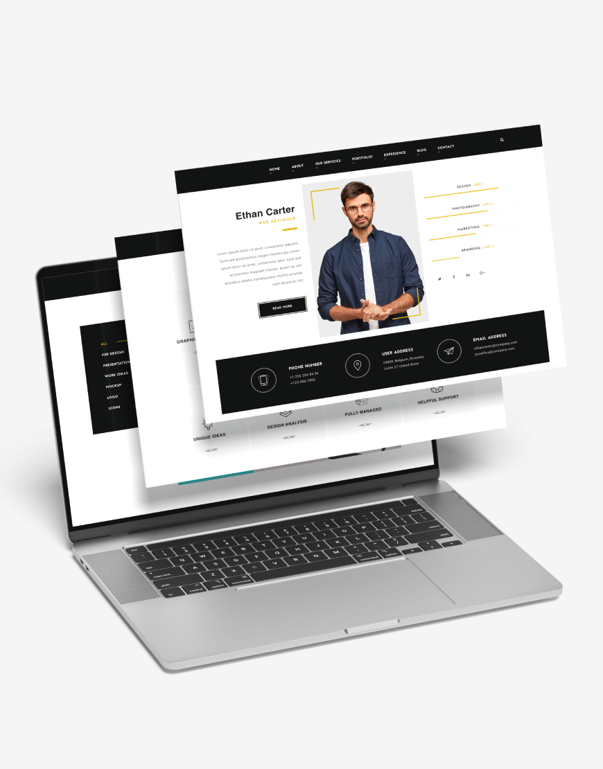 Freelancer & Portföy Web Sitesi