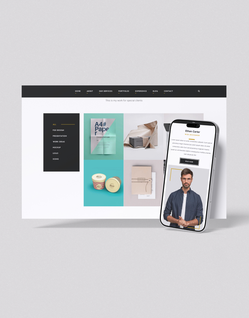 Freelancer & Portföy Web Sitesi