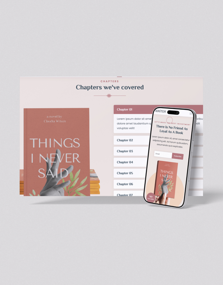 Yazar & Sanatçı Profili Web Sitesi