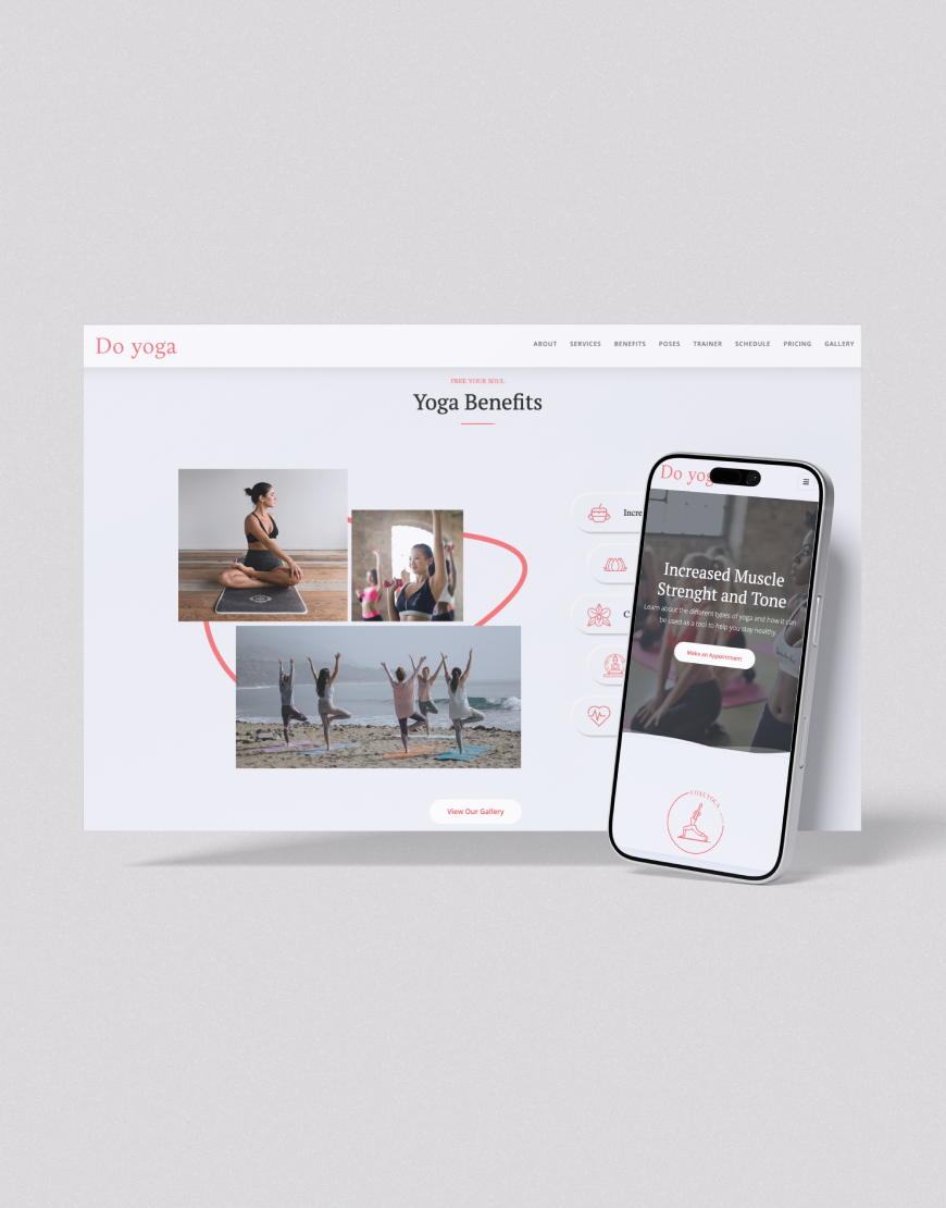 Yoga & Meditasyon Eğitmeni Web Sitesi