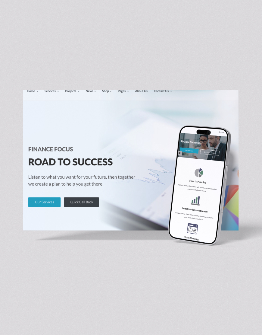 Yatırımcı & Finansal Danışman Web Sitesi