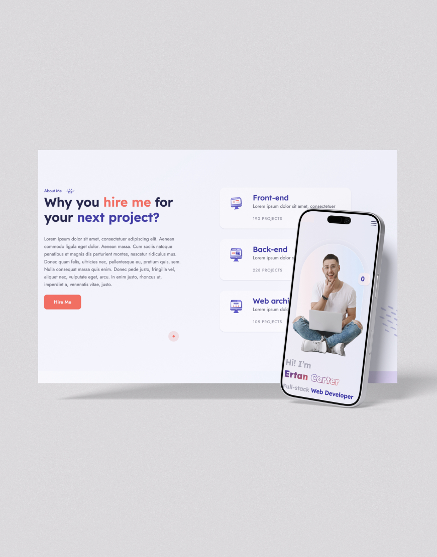 Web Geliştirici & Yazılım Mühendisi Web Sitesi