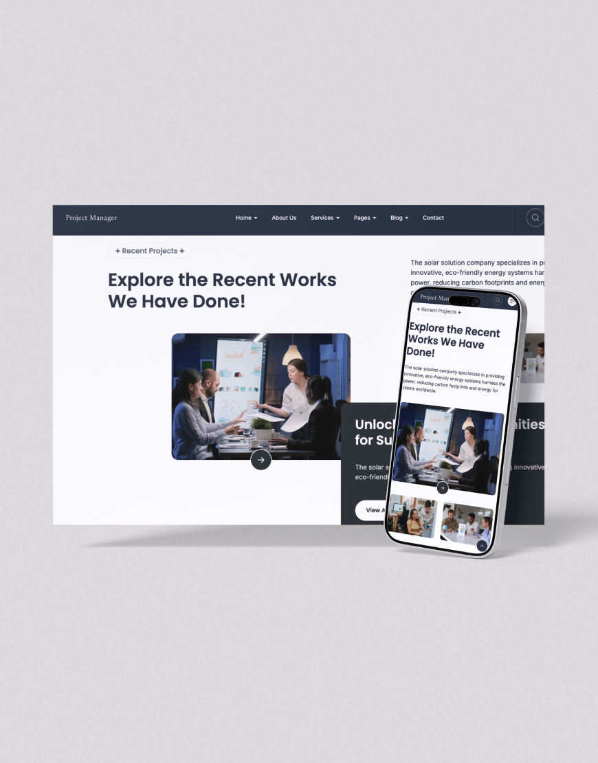 Proje Yöneticisi & İş Geliştirme Uzmanı Web Sitesi