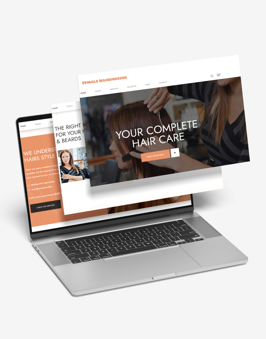 Kadın Kuaför Web Sitesi