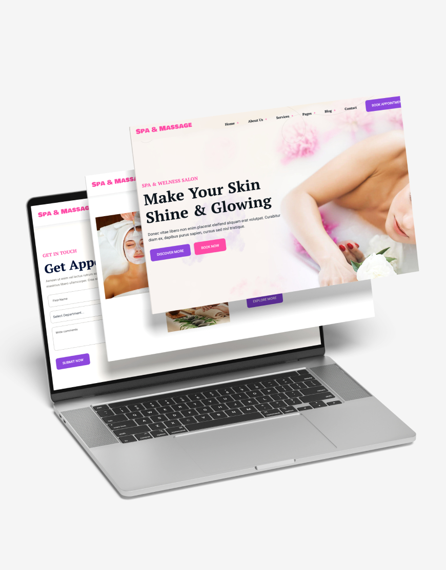 Spa & Masaj Salonu Web Sitesi