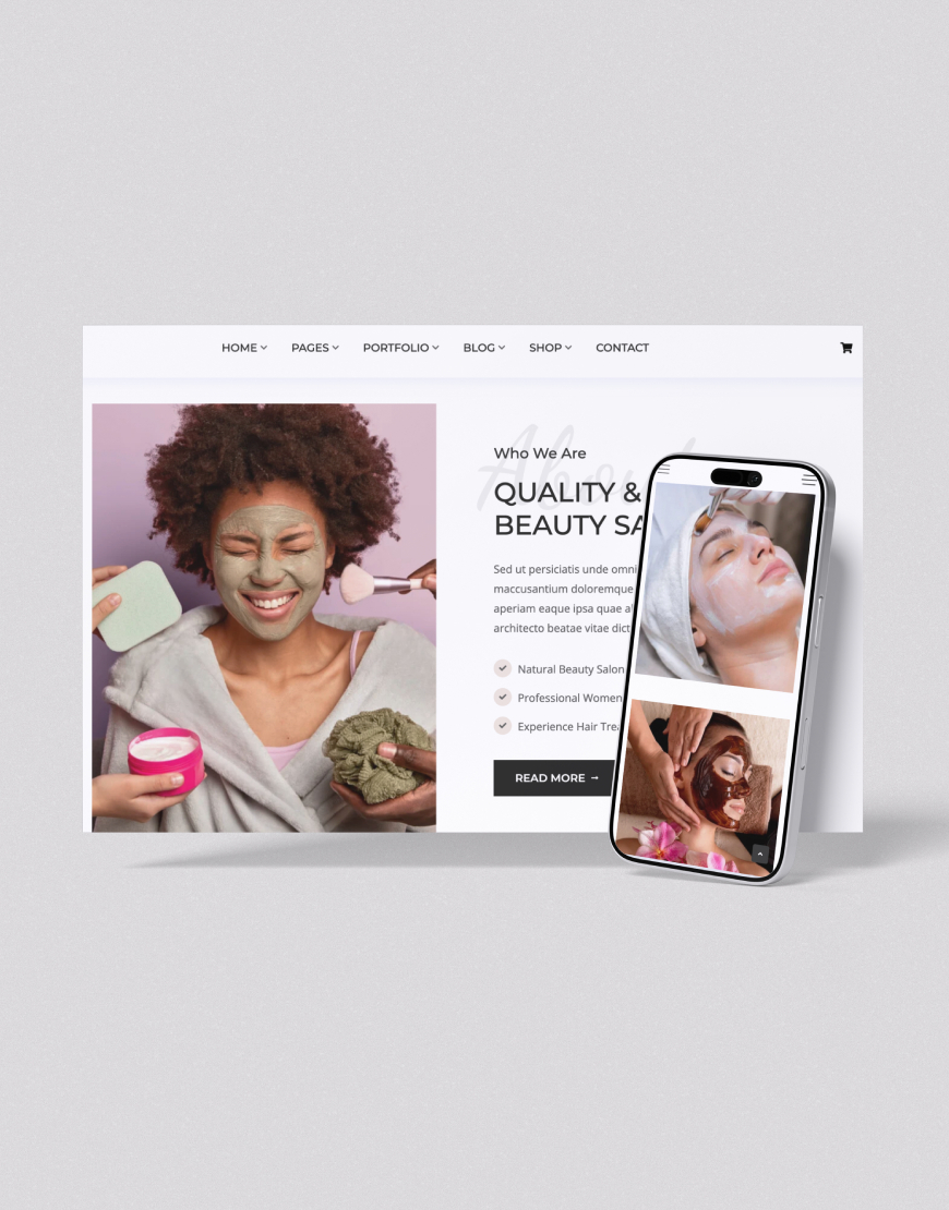 Güzellik Salonu Web Sitesi