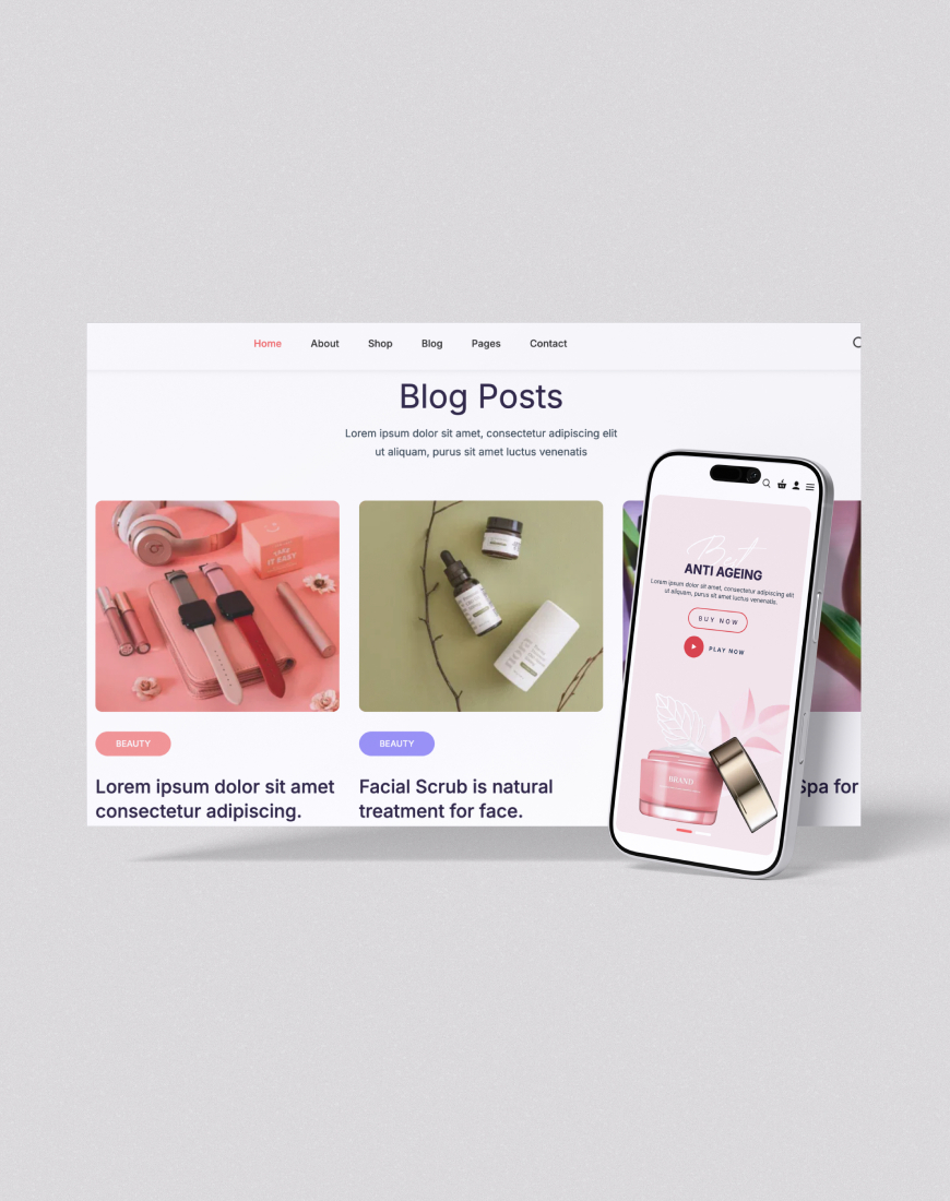 Kozmetik Ürünleri Web Sitesi