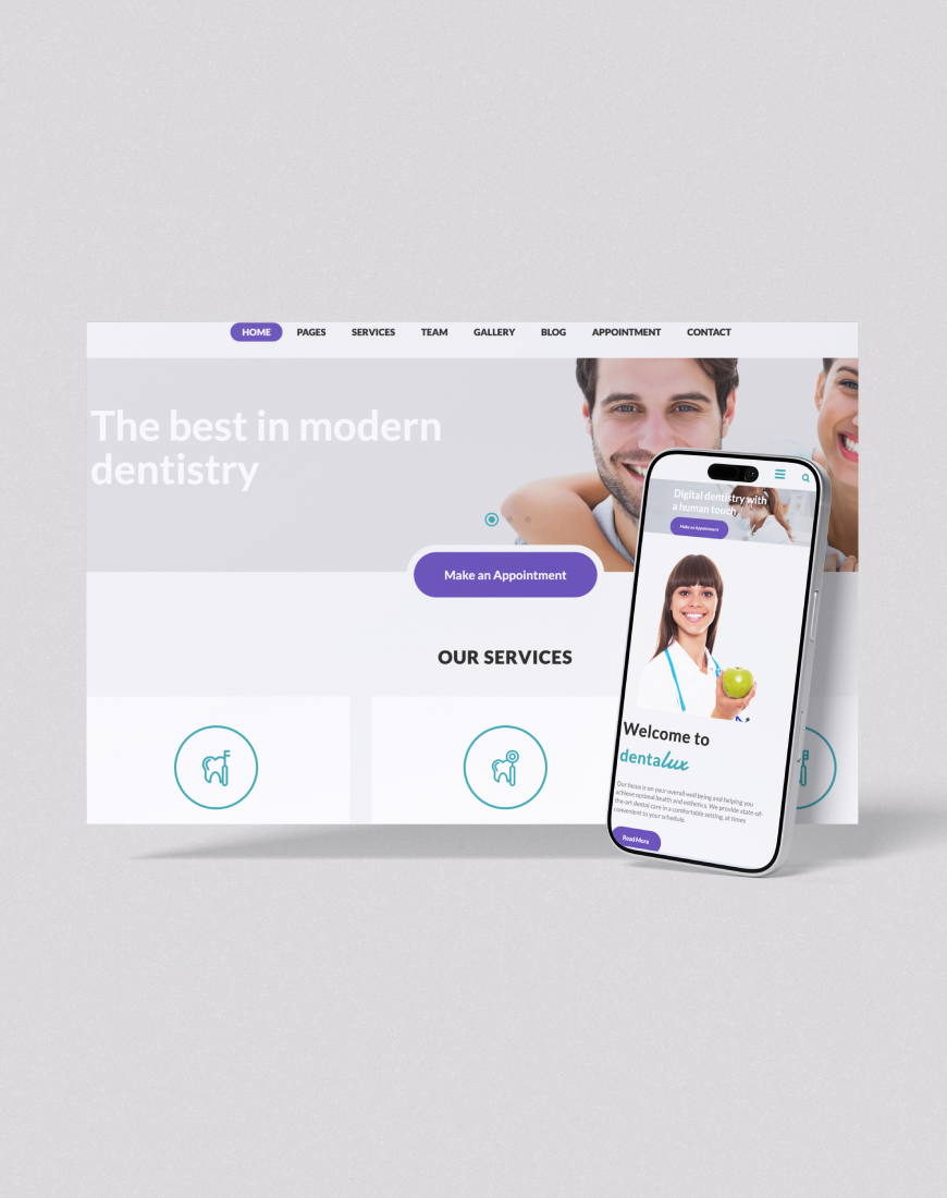 Diş Kliniği Web Sitesi