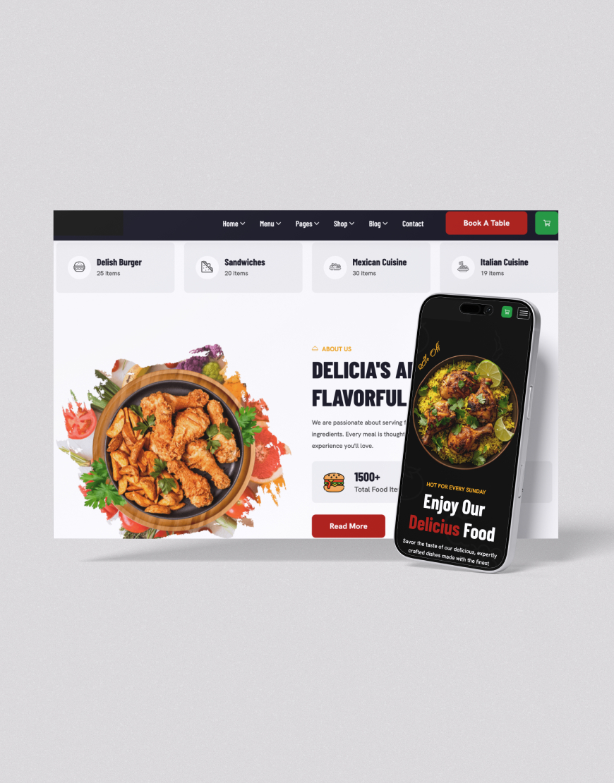 Fast Food Web Sitesi