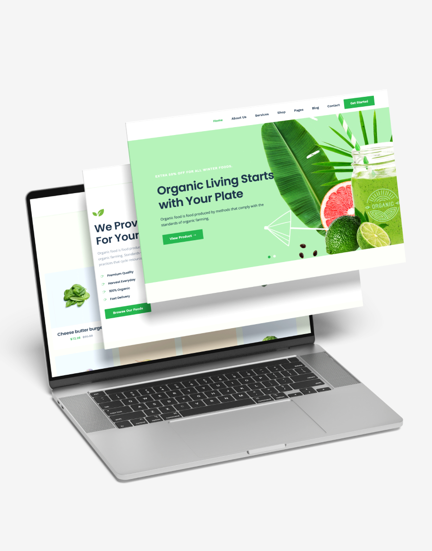 Organik Gıda & Market Web Sitesi