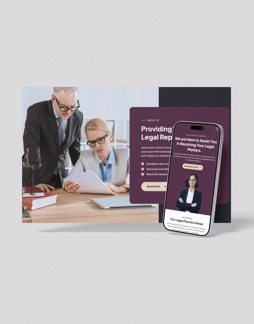 Avukat & Hukuk Bürosu Web Sitesi