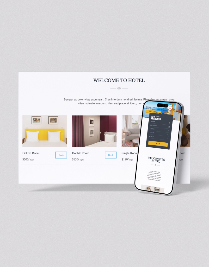 Otel & Pansiyon Web Sitesi