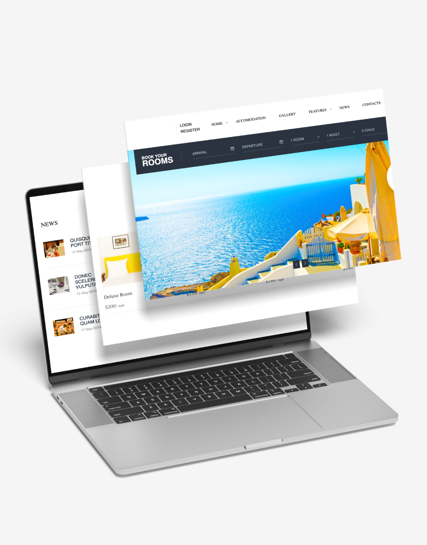 Otel & Pansiyon Web Sitesi