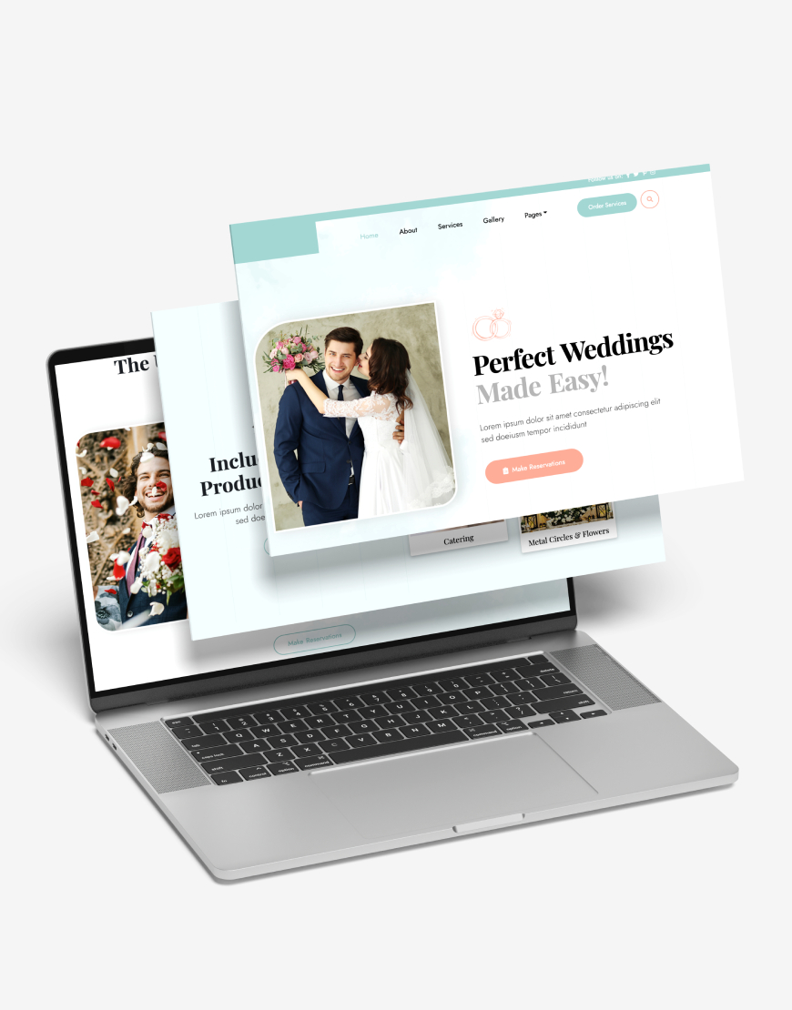 Düğün & Organizasyon Web Sitesi