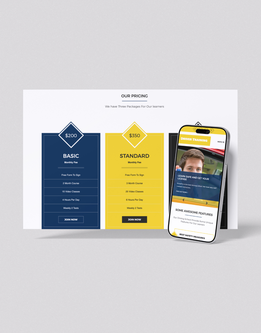 Sürücü Kursu Web Sitesi