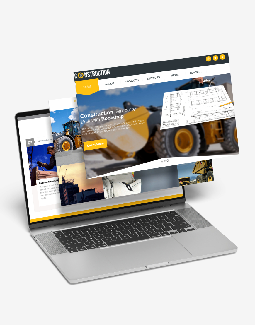 Müteahhit & İnşaat Firması Web Sitesi