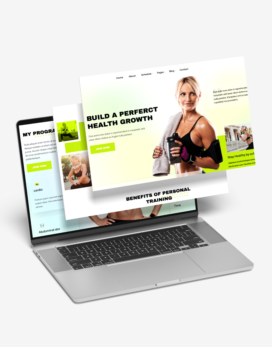 Kişisel Antrenör Web Sitesi