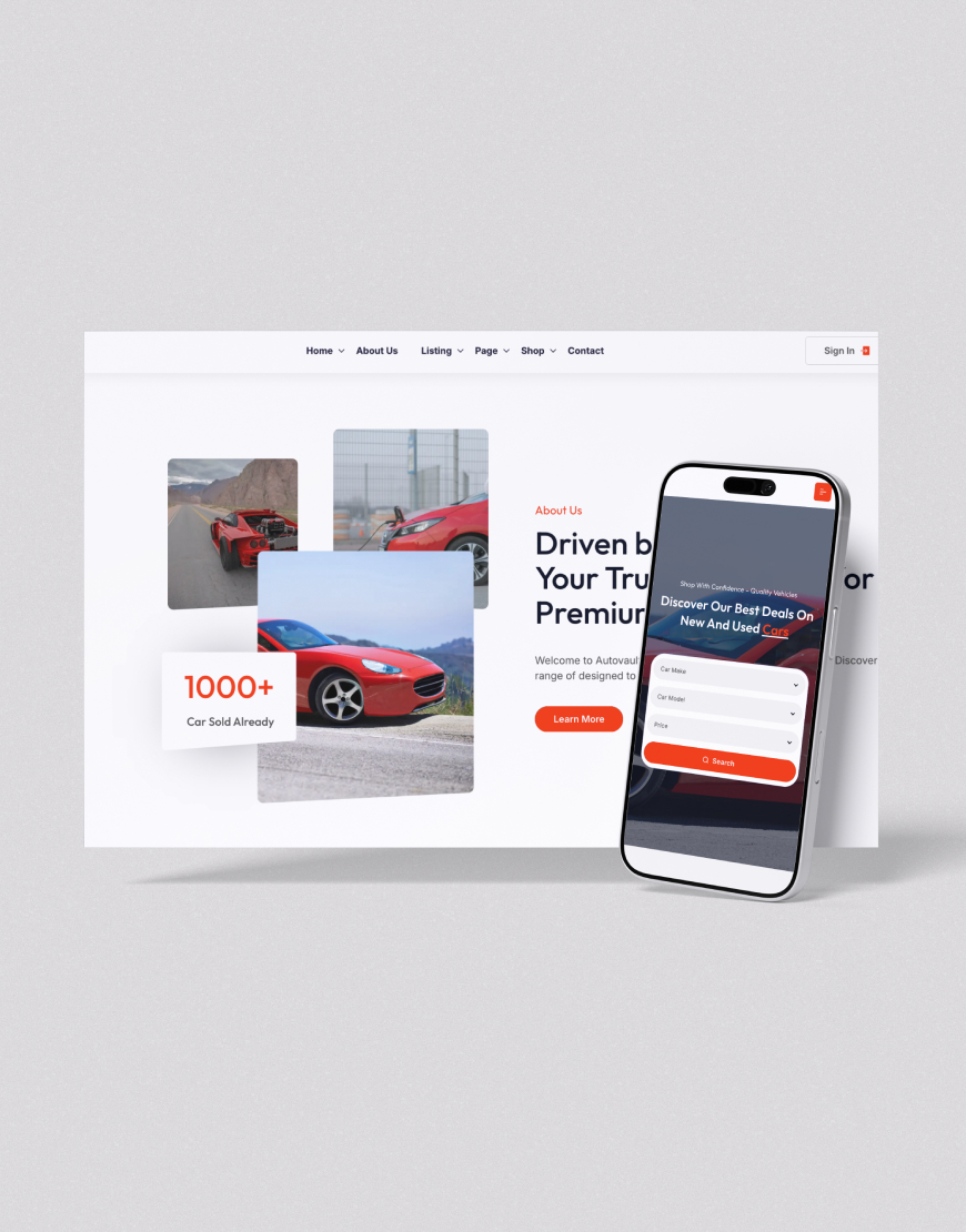 Oto Galeri Web Sitesi