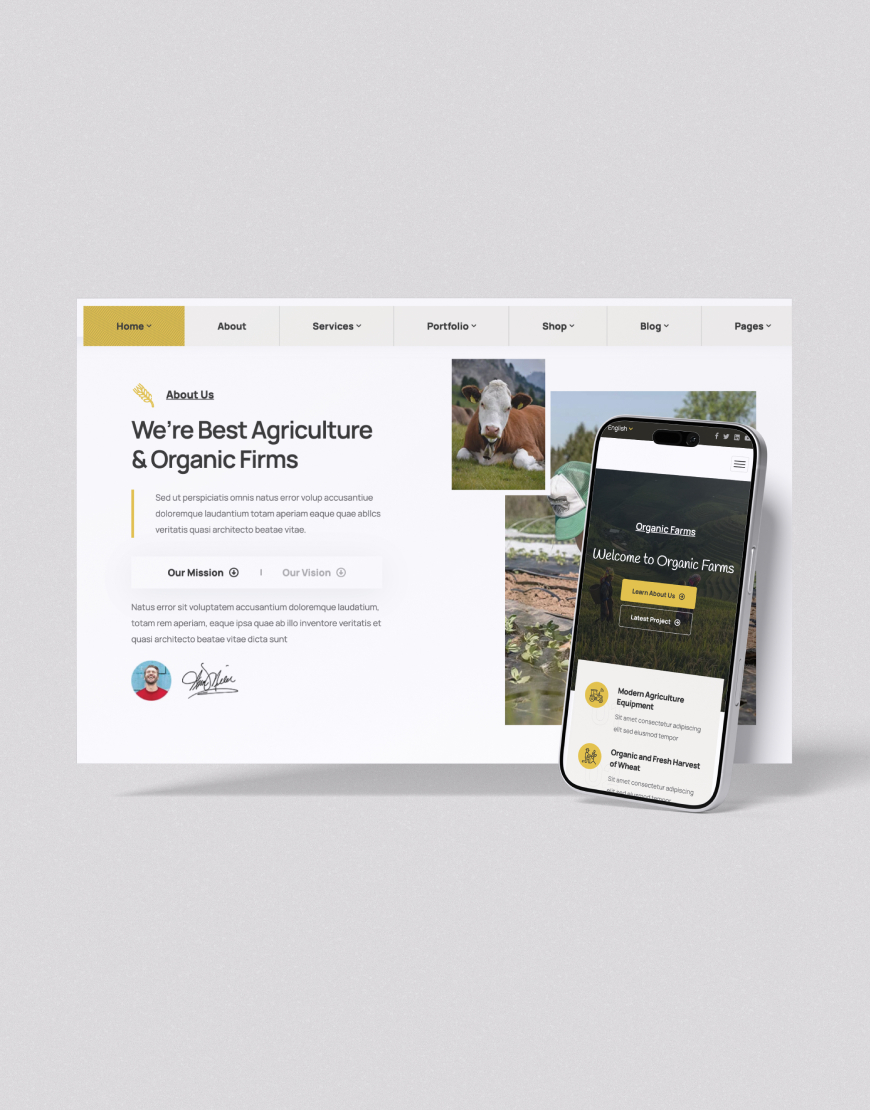 Çiftlik & Hayvancılık Web Sitesi