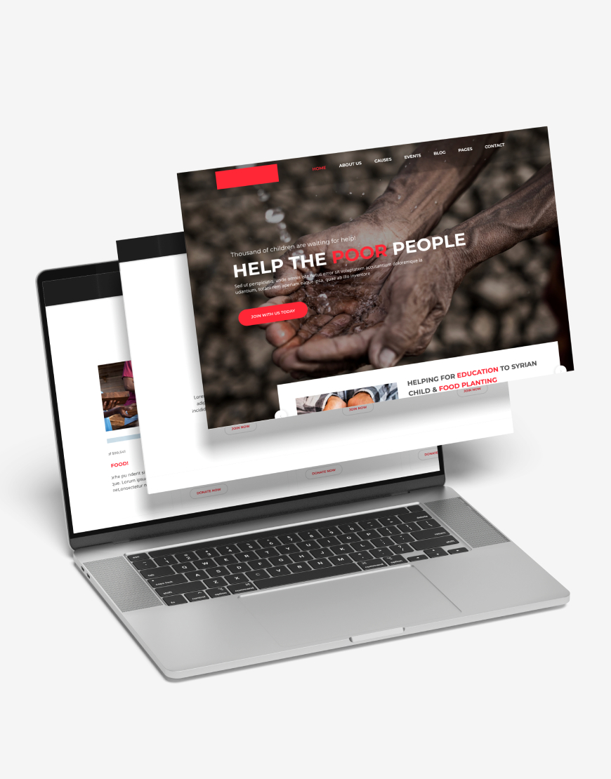 Yardım Kuruluşları Web Sitesi