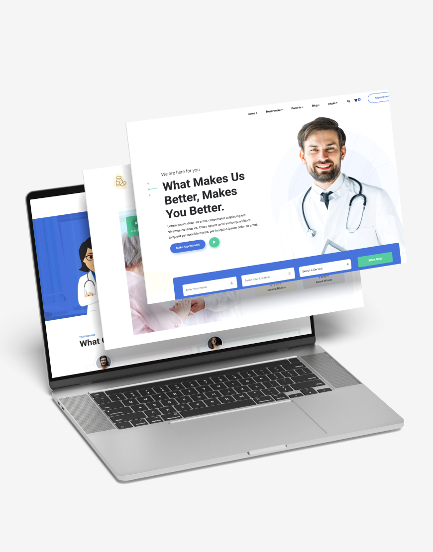 Sağlık & Tıbbi Destek Web Sitesi