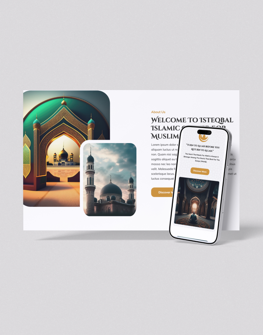 Camiler & İslami Miras Tanıtımları Web Sitesi