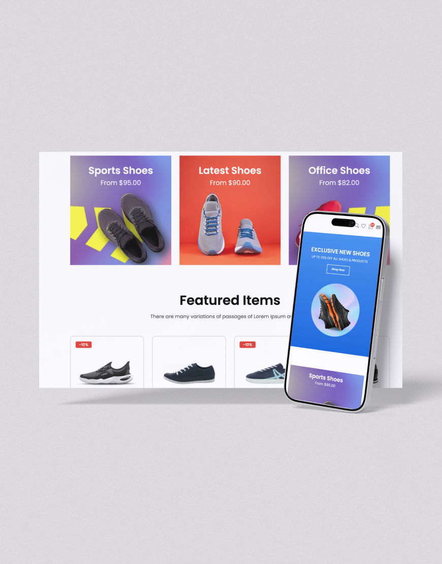 Ayakkabı Mağazası Web Sitesi